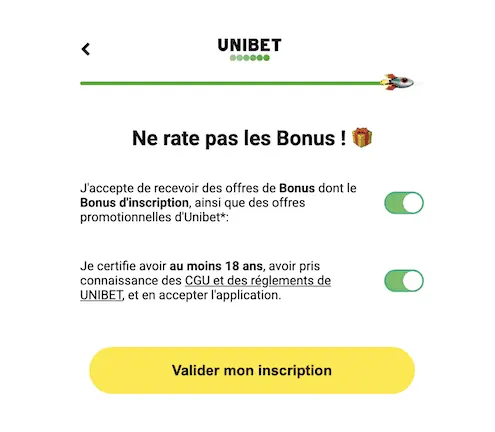 unibet inscription 