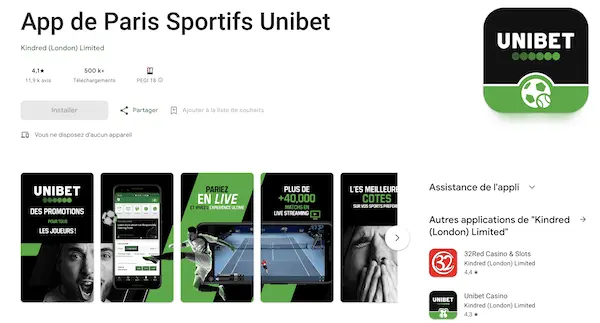unibet online casino app